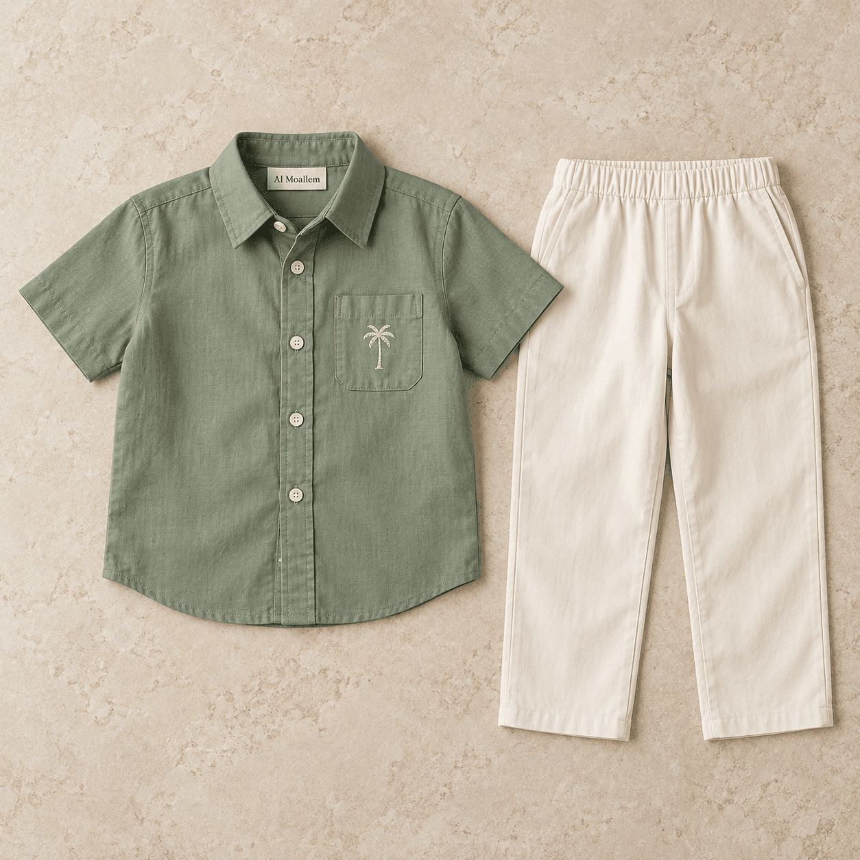 Al Moallem Nakheel Sage Boys Set